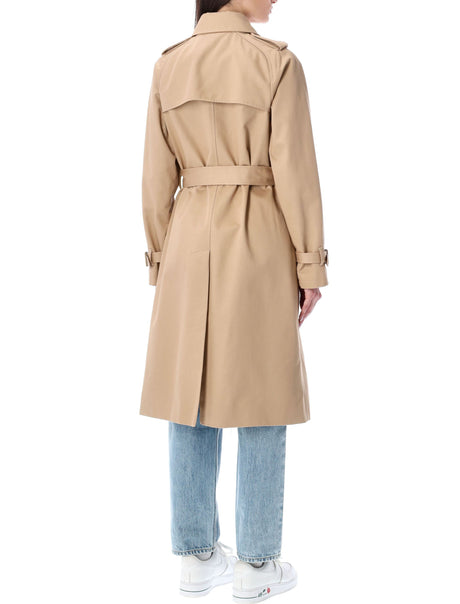 A.P.C. Chic Double-Breasted Trench Jacket