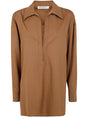 PHILOSOPHY DI LORENZO SERAFINI Tropical Wool Shirt for Women - FW24 Collection