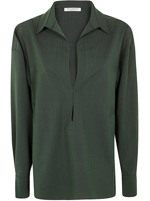 PHILOSOPHY DI LORENZO SERAFINI Chic Women's Wool Shirt for Fall 2024