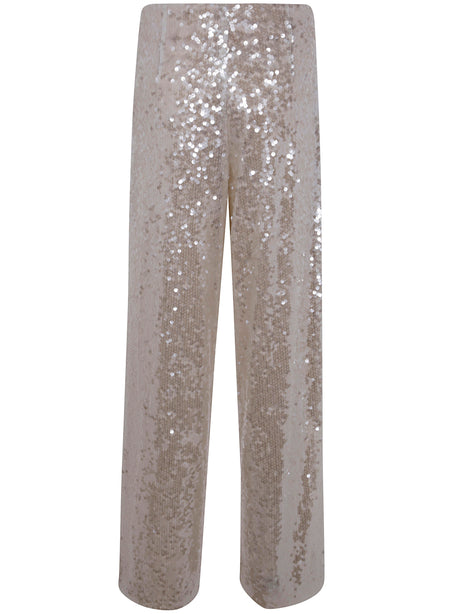 PHILOSOPHY DI LORENZO SERAFINI Wide Leg Sequined Trousers for the Modern Woman