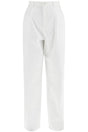 MOSCHINO COUTURE Wide Leg Trousers for Women - Elegant Cotton Fit