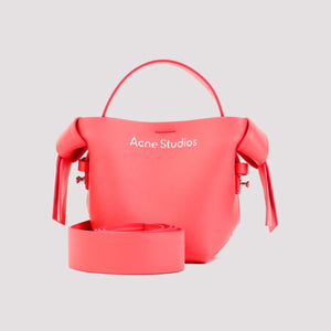 ACNE STUDIOS Pink & Purple Leather Bucket Bag for Women - SS24 Collection