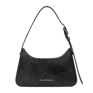 Túi đeo vai ACNE STUDIOS Micro Crackle Mini Hobo màu đen