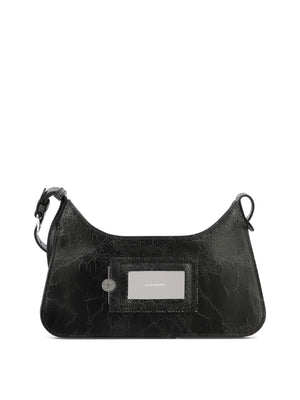 ACNE STUDIOS "Mini Platt" Women's Black Leather Shoulder Bag