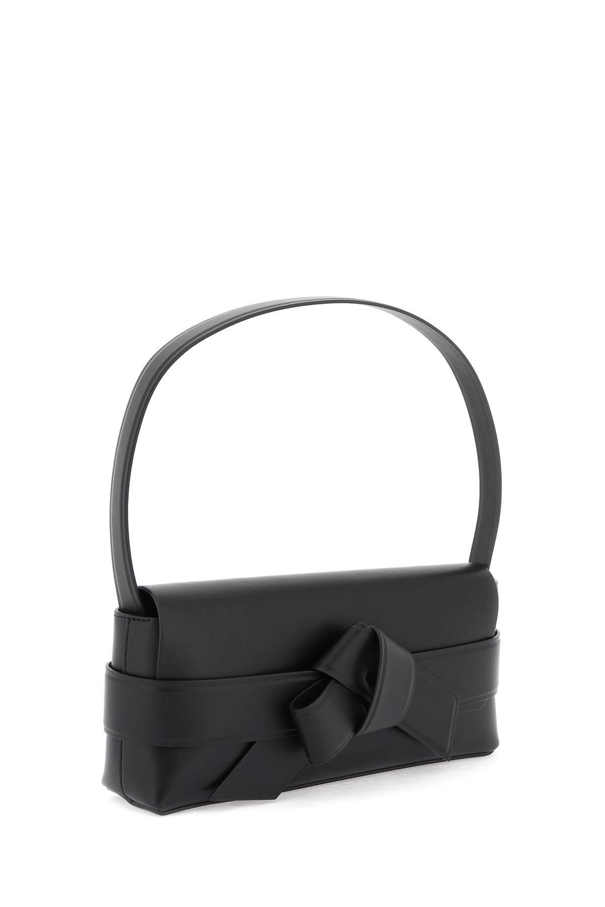 ACNE STUDIOS Sleek and Elongated Smooth Leather Shoulder Bag with Adjustable Handle
