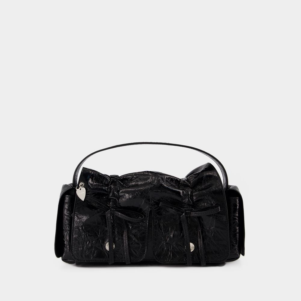 ACNE STUDIOS Multipocket Handbag with Bow Accents