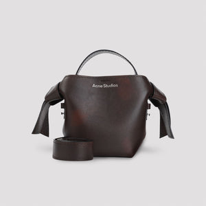 ACNE STUDIOS Mini Aged Leather Crossbody Bag