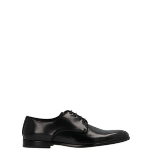 DOLCE & GABBANA Men's Leather Lace-Up Dress Shoes