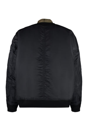 MAISON MIHARA YASUHIRO	 Black Oversized Bomber Jacket for Men