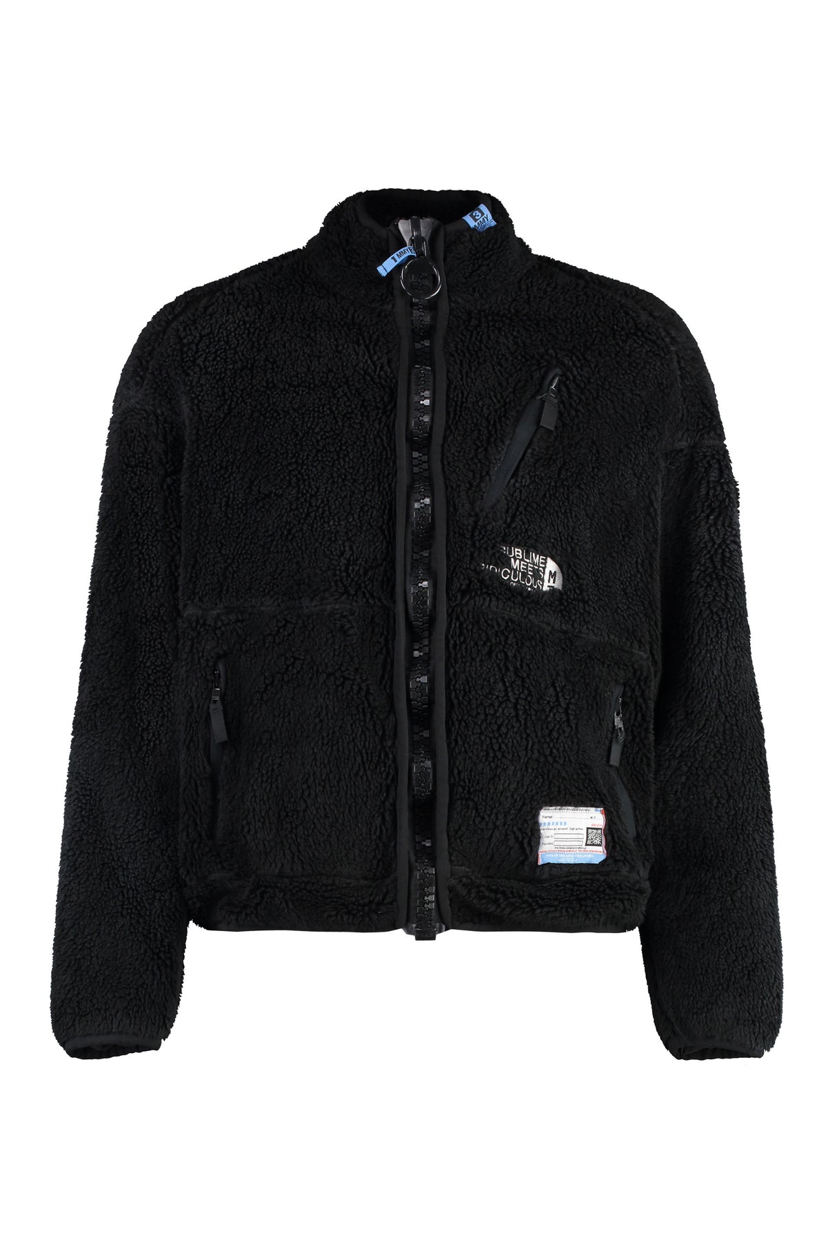 Áo khoác Bomber Fleece Đen cho Nam - Bộ sưu tập FW23