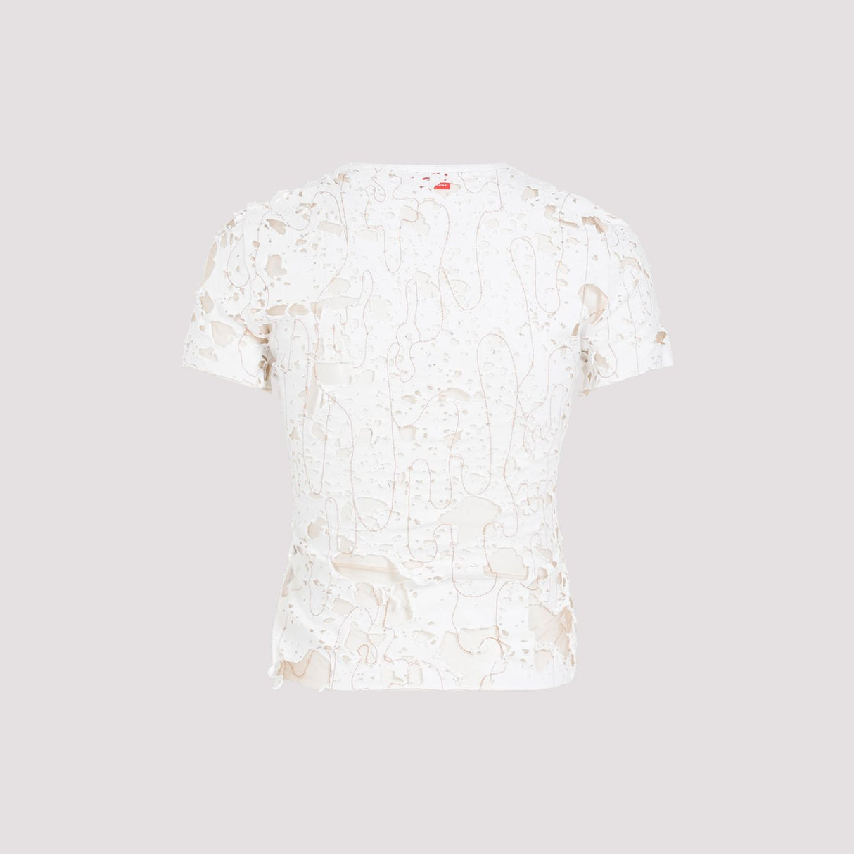 DIESEL White Cotton T-Shirt for Women | SS24 Collection