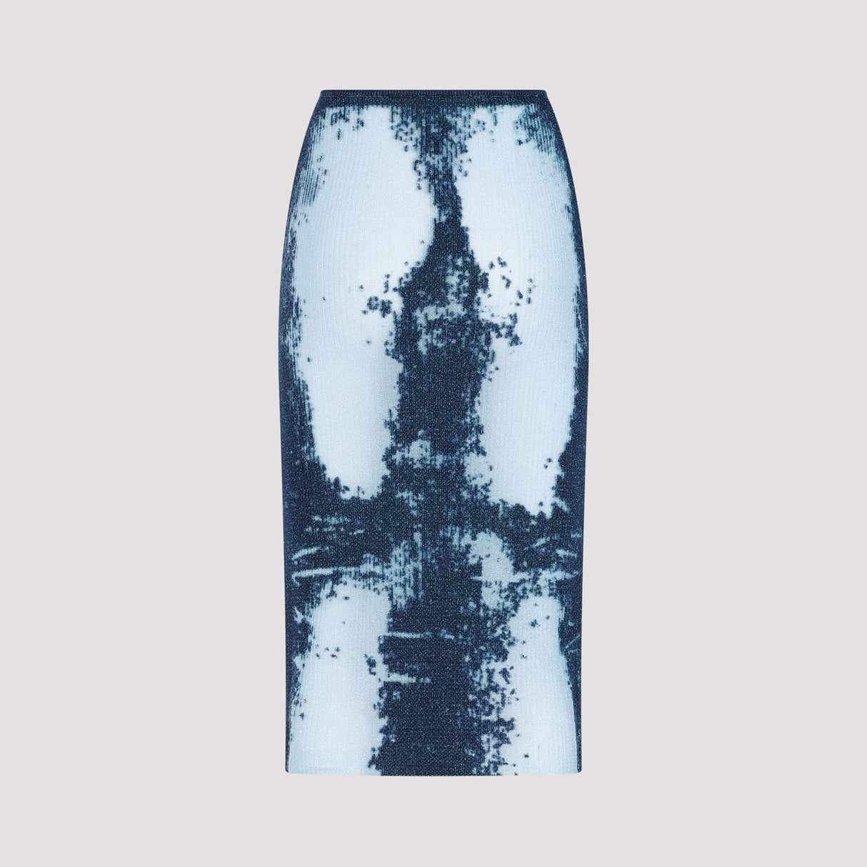 DIESEL Blue Cotton Skirt for SS24 Collection