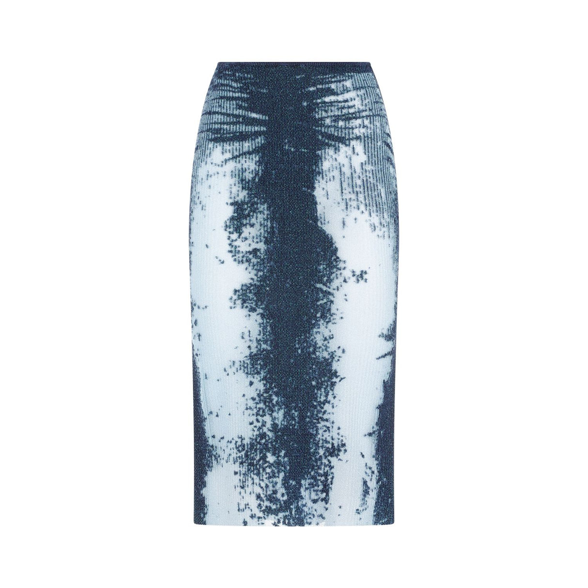 DIESEL Blue Cotton Skirt for SS24 Collection