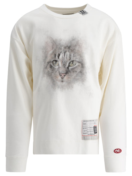 MAISON MIHARA YASUHIRO	 Cat Print Regular Fit Sweatshirt