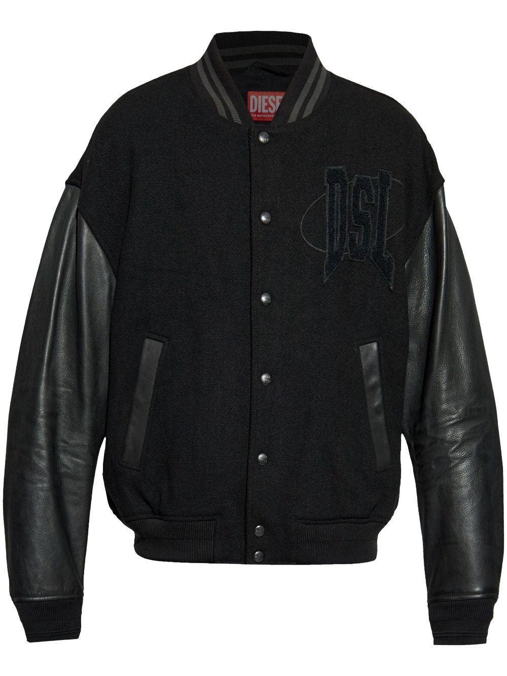 DIESEL Urban Black Leather Jacket