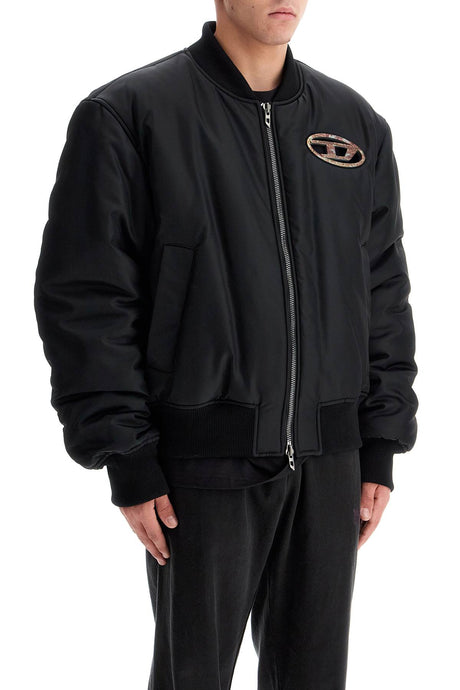 DIESEL Oversized Bombver J-Milles Padded Bomber Jacket