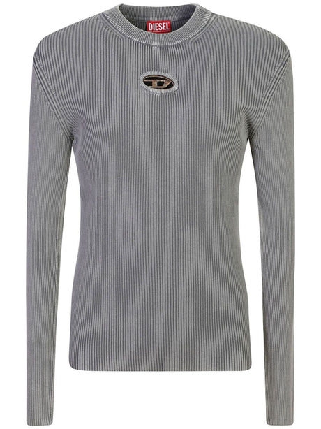 DIESEL Stylish Ribbed Knit Sweater for Men