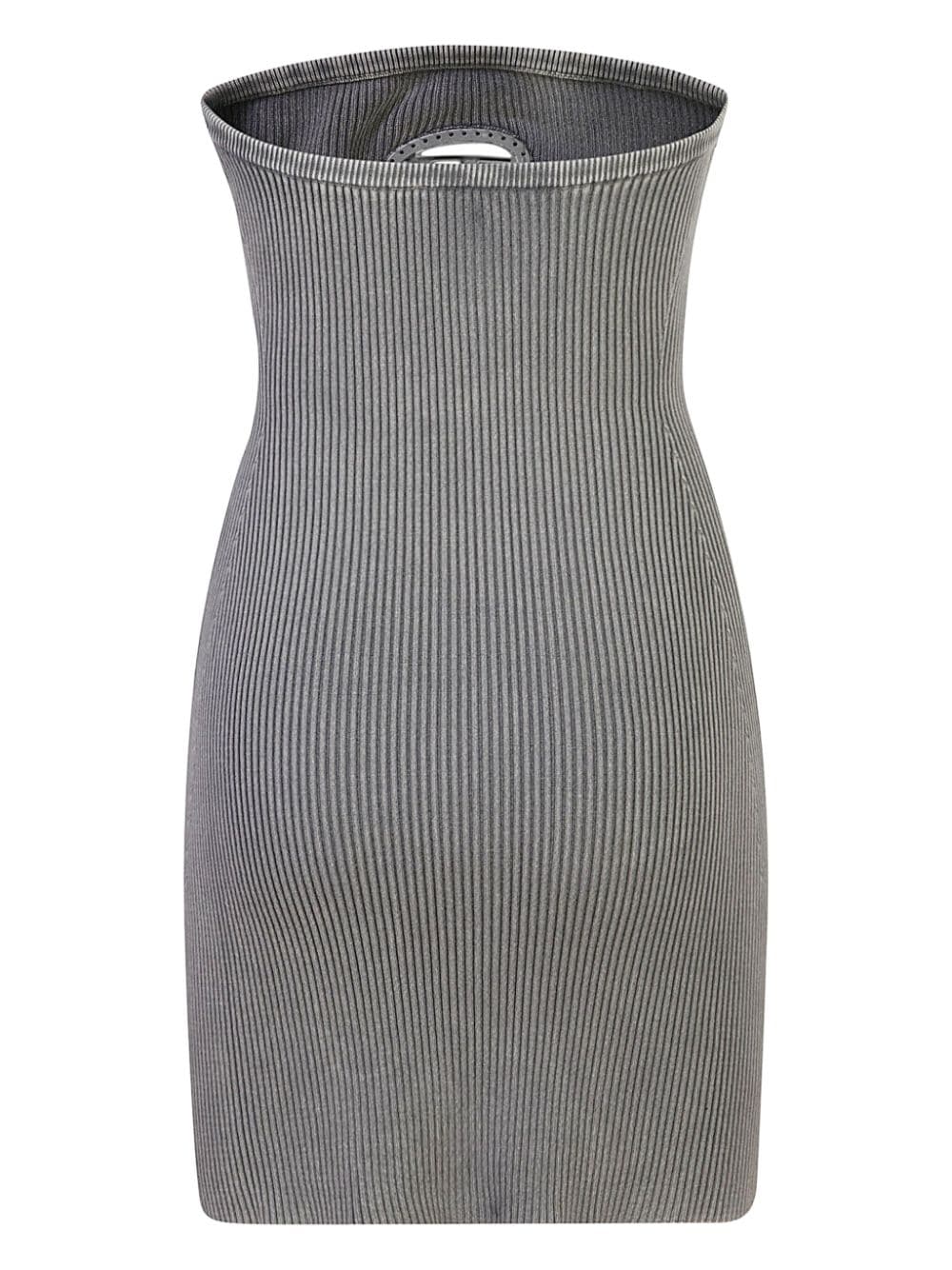 DIESEL Strapless Mini Ribbed Dress