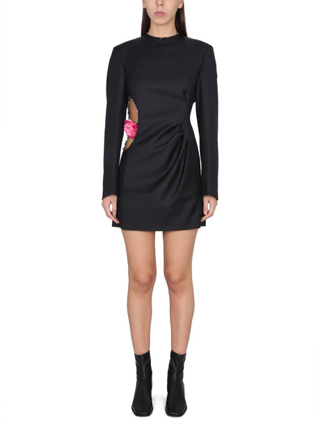 ACNE STUDIOS Wool Dress with Round Neckline for Women