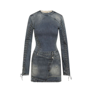 ACNE STUDIOS Stylish Denim Mini Dress for Women