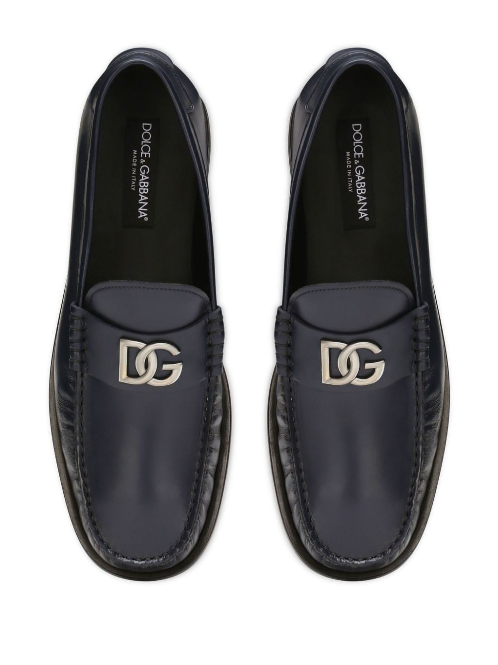 DOLCE & GABBANA Blue City Blanco Loafers for Men