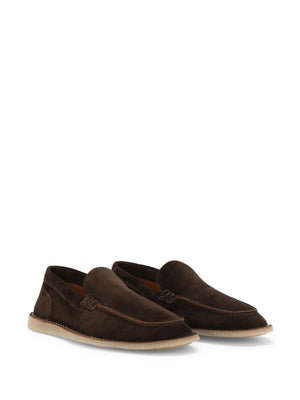 DOLCE & GABBANA Premium Suede Loafer for Men