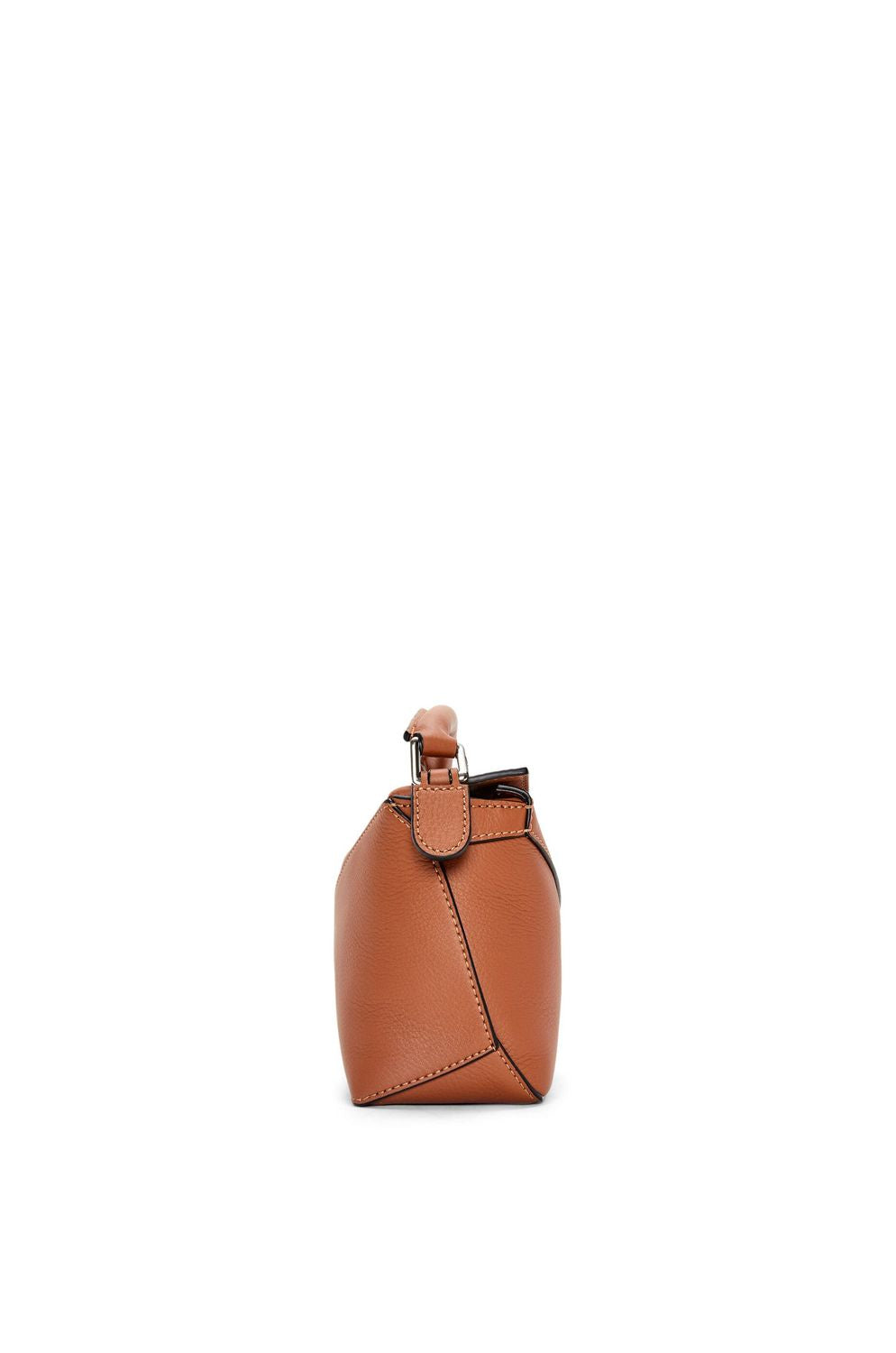 LOEWE Mini Puzzle Calfskin Handbag in Brown for Women