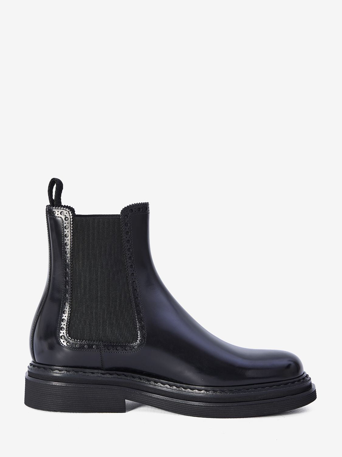 DOLCE & GABBANA Elegant Classic Chelsea Boots in Black