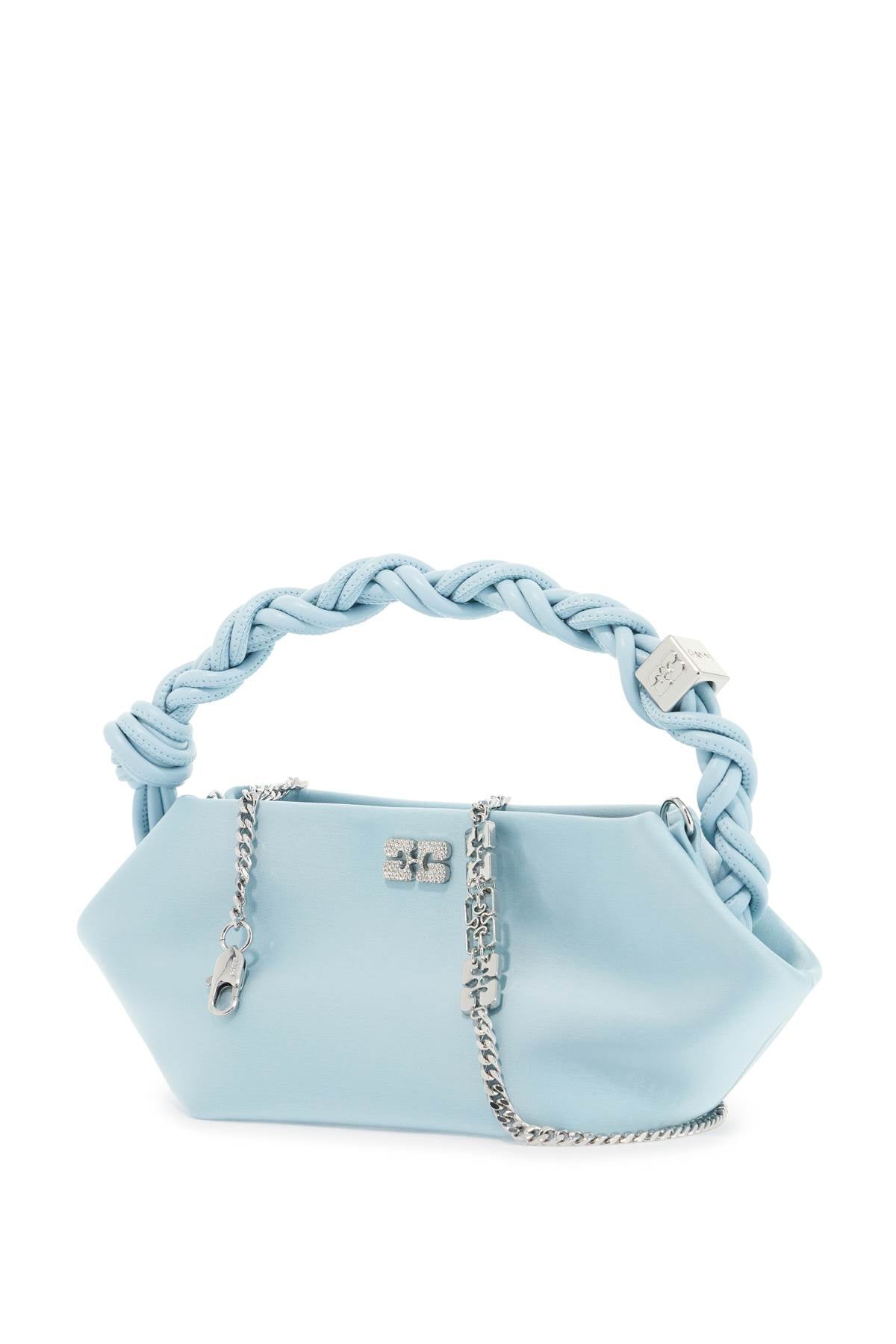 GANNI Mini Hexagonal Satin Handbag