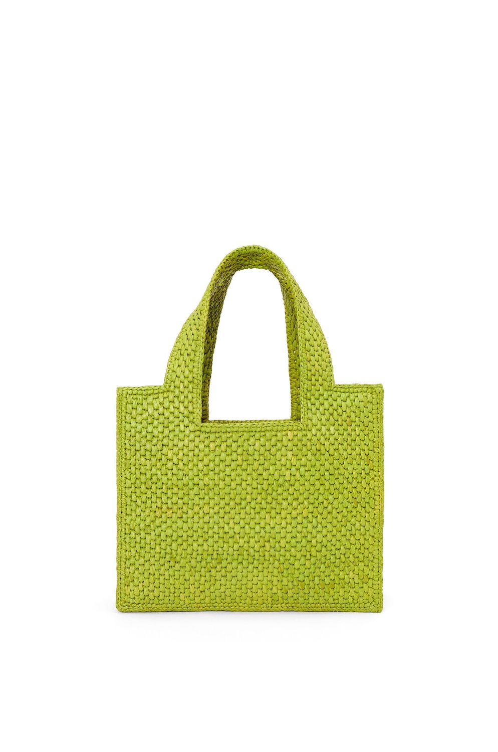 Túi Xách Tote Cỡ Nhỏ Màu Đen Cho Nữ - Da Bê Và Raffia