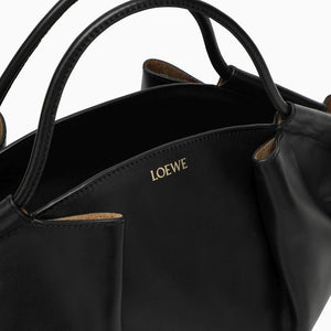 LOEWE Elegant Black Nappa Leather Handbag