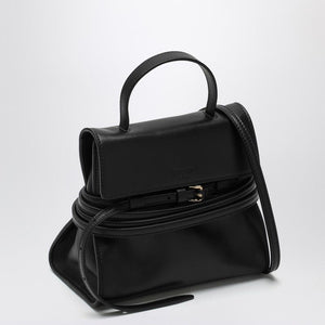 MOSCHINO COUTURE Mini Black Leather Shoulder Handbag