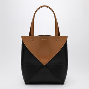 LOEWE Mini Desert Tones Geometric Leather Tote