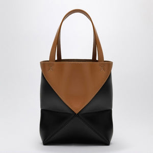 LOEWE Mini Desert Tones Geometric Leather Tote