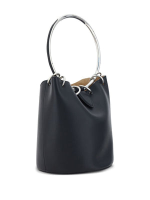 ALAIA Medium Ring Bucket Handbag - Timeless Elegance