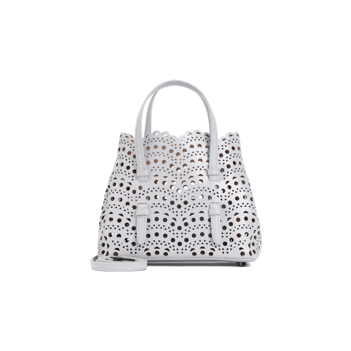 ALAIA Wave Calfskin Mini Handbag