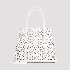 ALAIA Mini Leather Tote Bag - 25CM