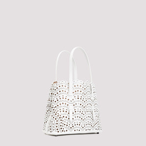 ALAIA Mini Leather Tote Bag - 25CM