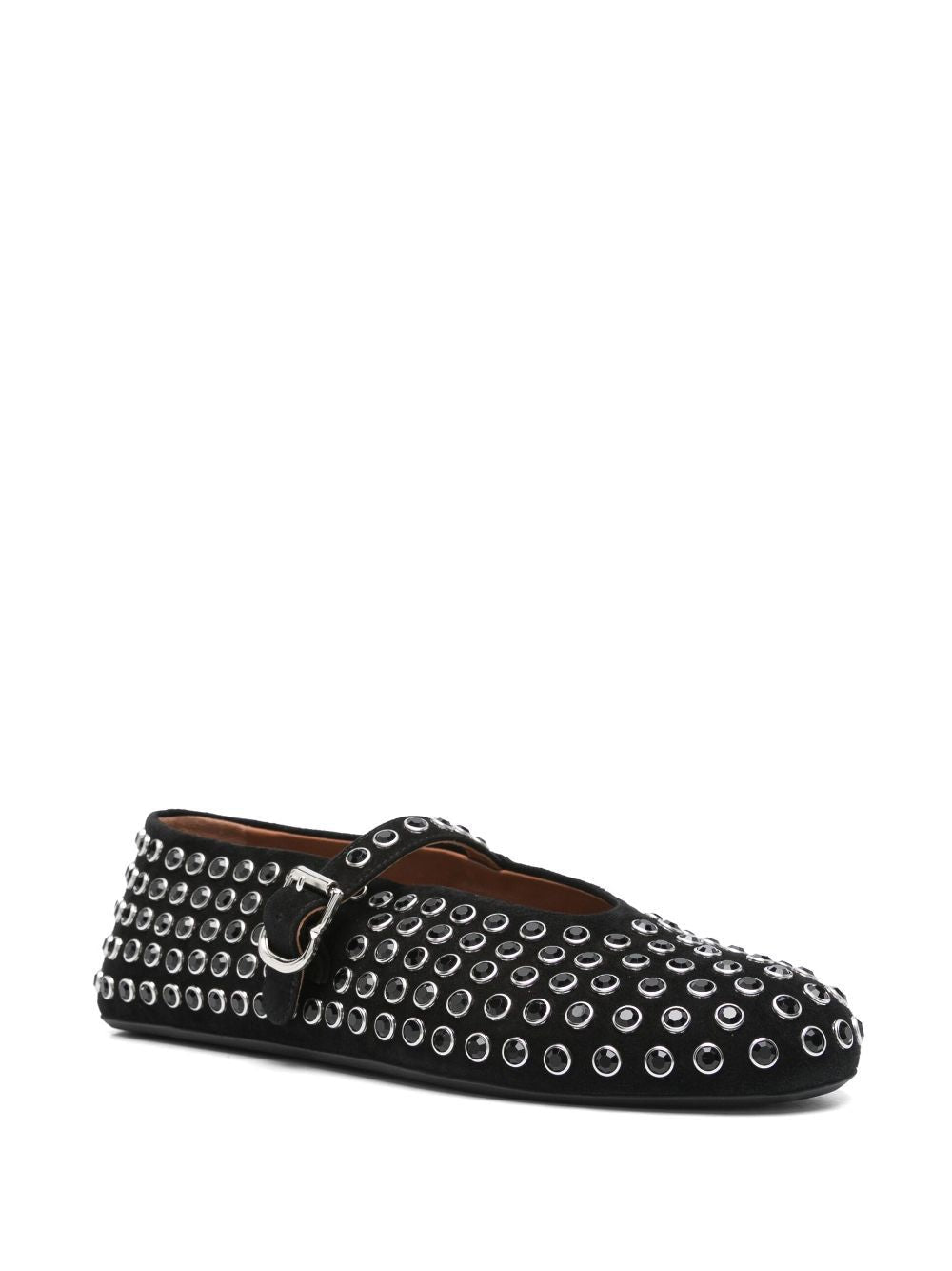 ALAIA Embellished Ballerina Flats for Women