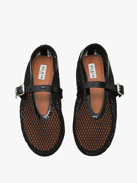 ALAIA Black Flats for Women: A Classic Choice for SS24