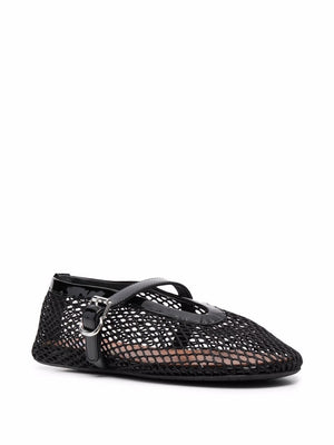 ALAIA Black Flats for Women: A Classic Choice for SS24