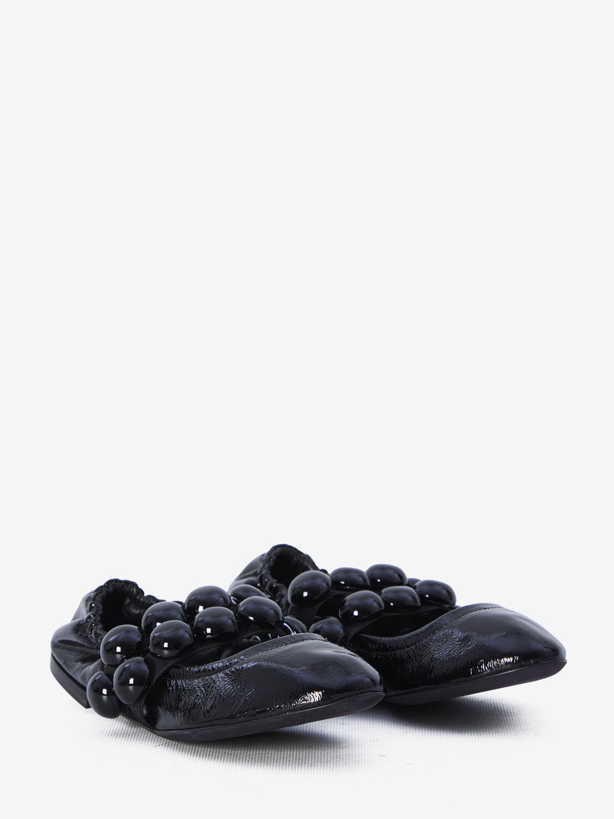 ALAIA PATENT SPHERE BALLETS