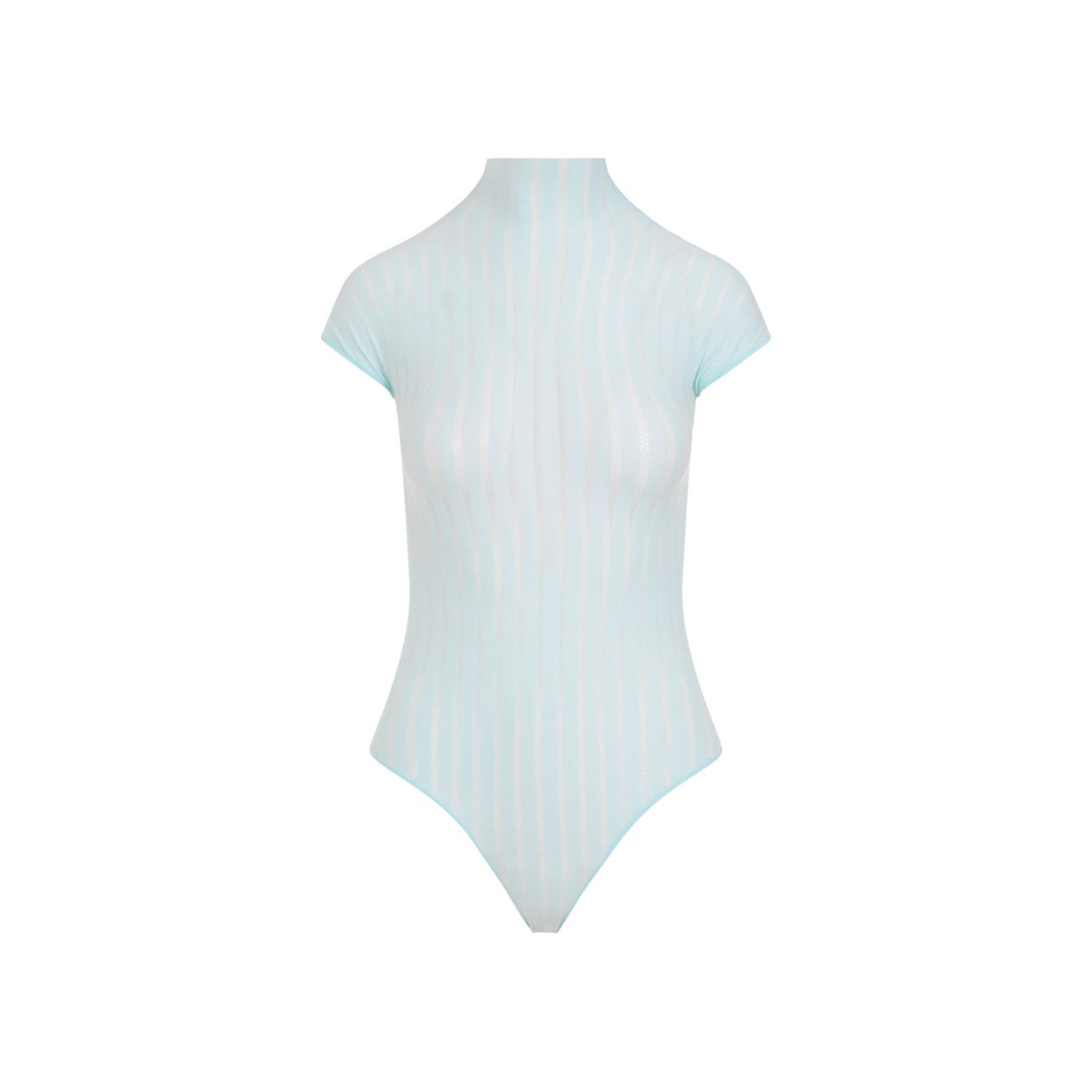 ALAIA Blue Nylon Body for Women - SS24 Collection