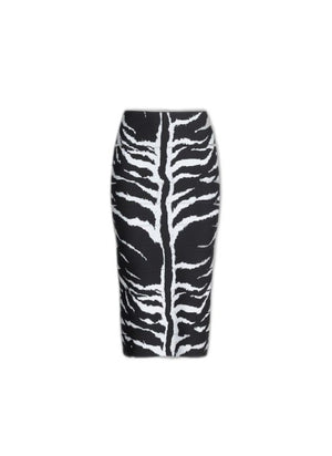 Chân váy hàng phố họa tiết Zebra màu đen cho phái đẹp | SS24