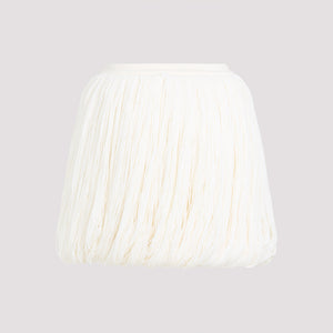 ALAIA Fringe Wool Skirt