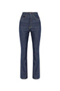 ALAIA Flared Jeans with Button Detail for Women - Spring/Summer 2024