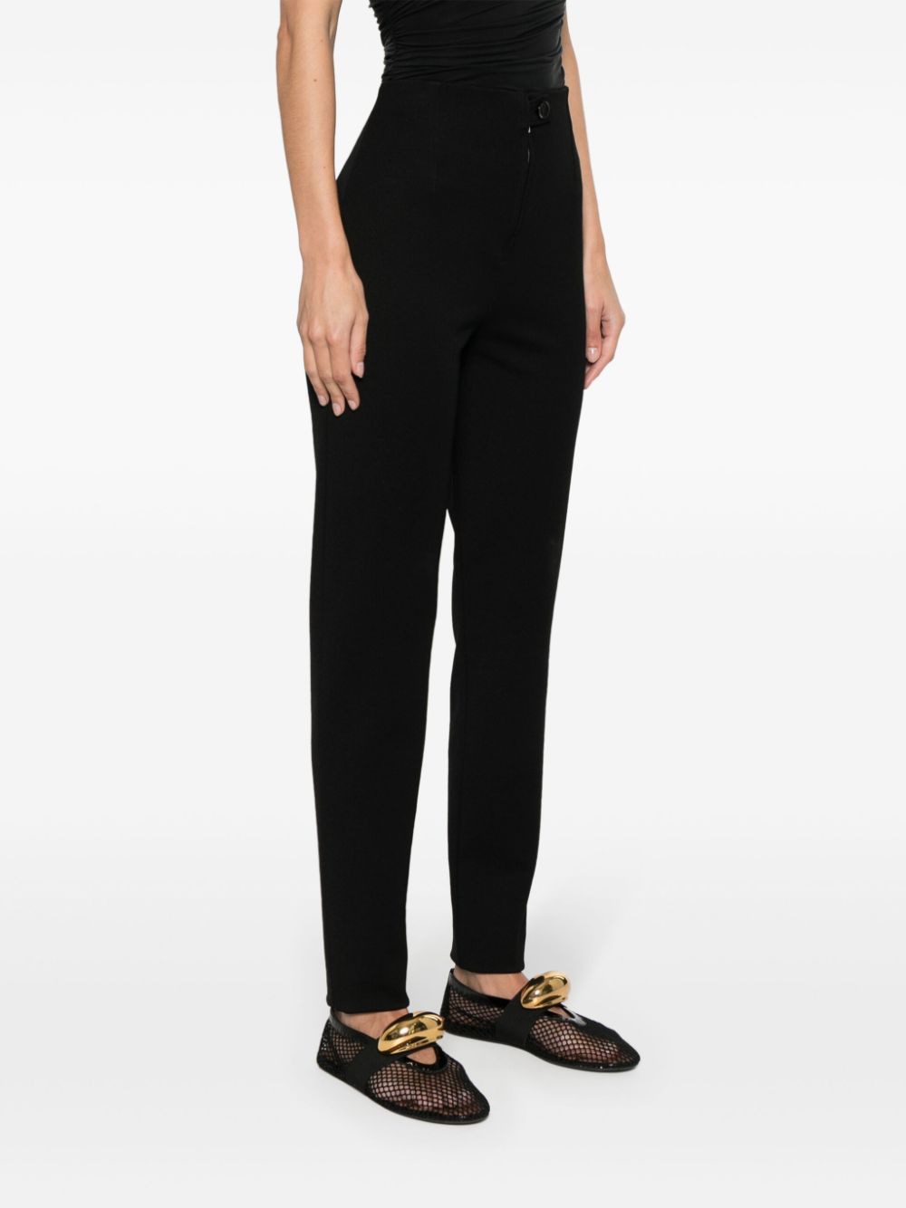 ALAIA Fitted High Waist Legging Pants