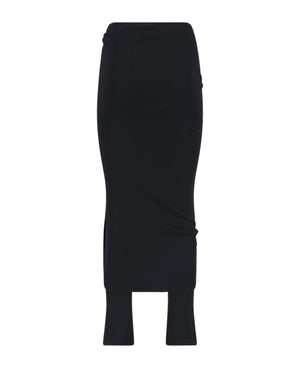 ALAIA Draped Skirt Pants - Regular Fit