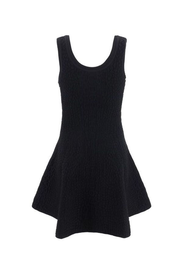 ALAIA Crocodile Effect Mini Dress