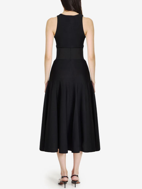 ALAIA BELTED DRESS